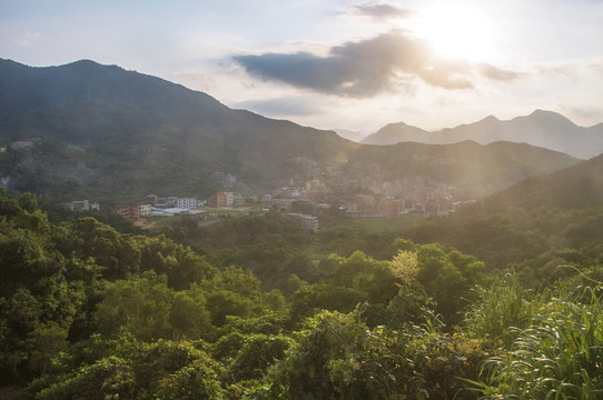 南安蔡西村山村风景