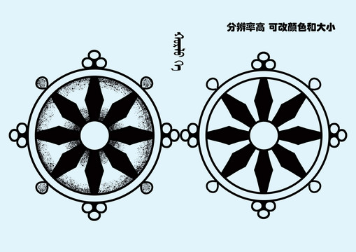 圆形花纹图案