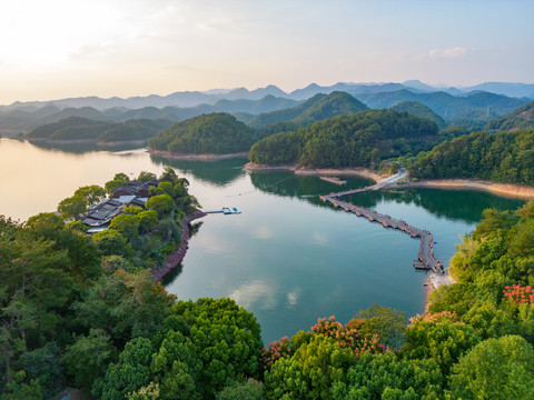 千岛湖酒店沿湖景观