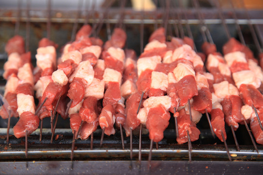 烧烤牛肉串