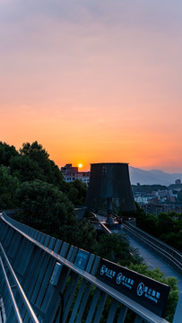 福道夕阳