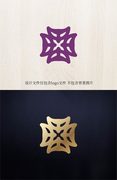 四方面具logo标志商标