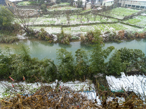 广西桂林雪景