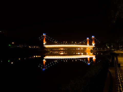 广西钦州子材大桥夜景