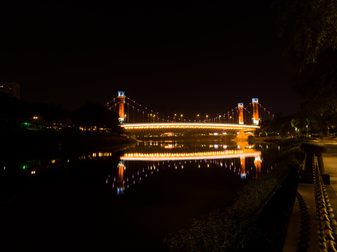 广西钦州子材大桥夜景