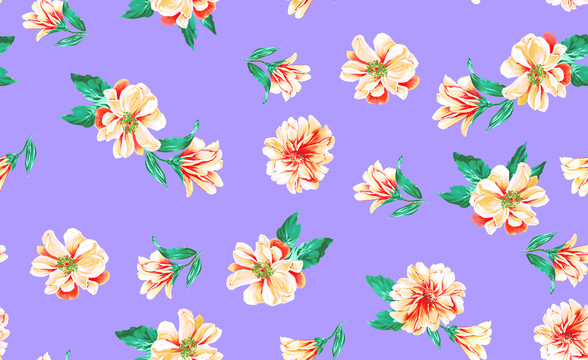 黄色花朵