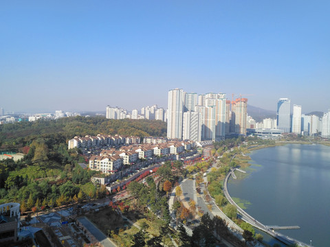 韩国光教湖水公园及环湖建筑