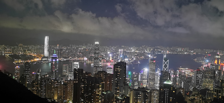 香港太平山顶夜景