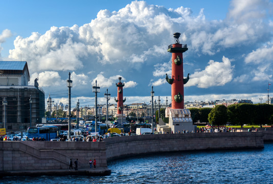 圣彼得堡瓦西里岛古港口