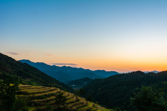 大别山梯田