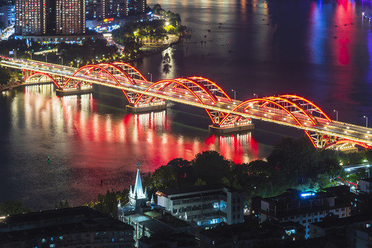 柳州文惠桥夜景