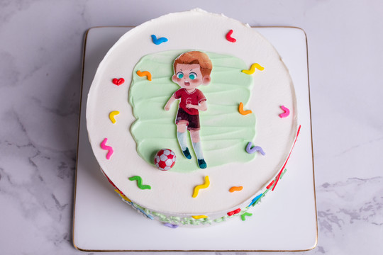 足球小子蛋糕