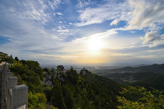 山东青州云门山风光