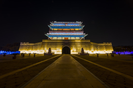 城楼夜景