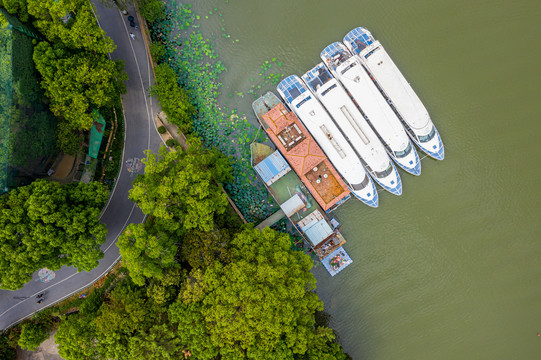 武汉东湖生态旅游景区游船码头