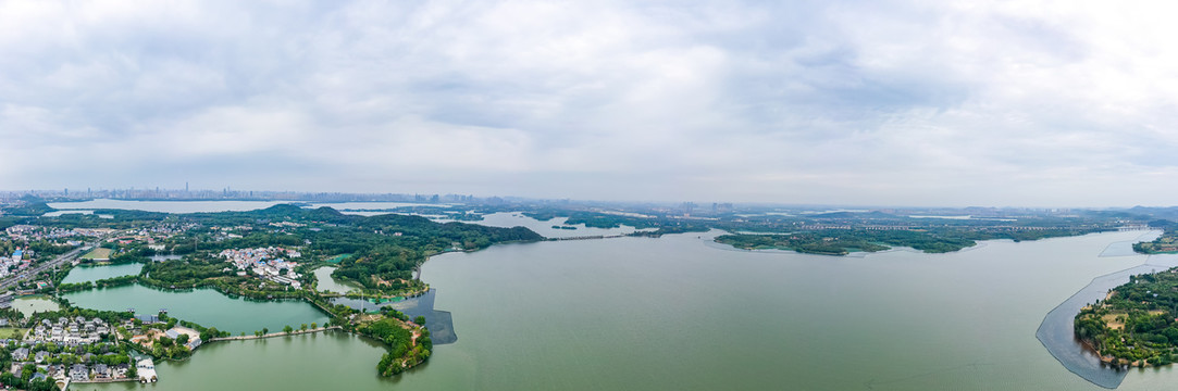 武汉东湖生态旅游风景区全景图