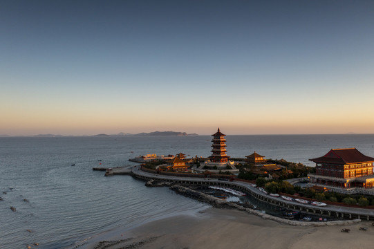 山东省烟台市八仙过海景区晨曦