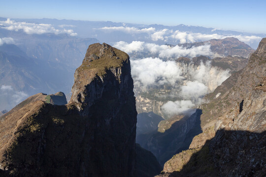 云南昭通大山包大峡谷自然风景