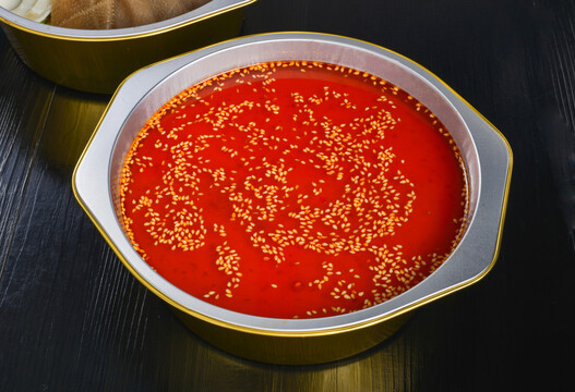 红油冒菜汤汁