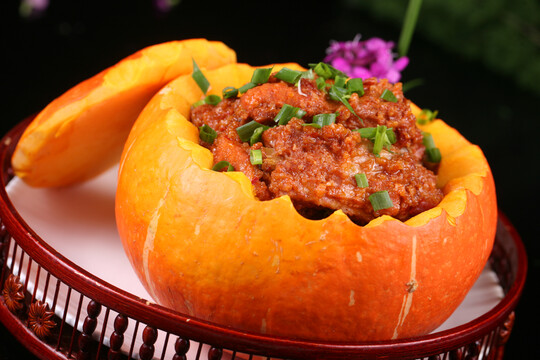 金瓜酿肉排