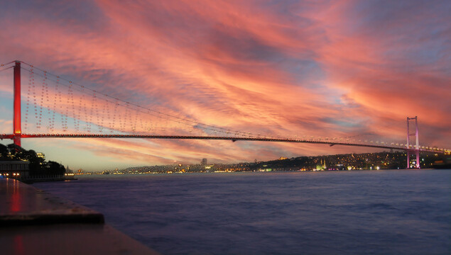 伊斯坦布尔的欧亚大桥