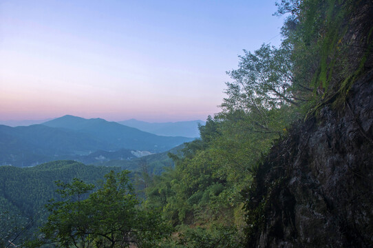 泉州王洞岩山秋暮风光