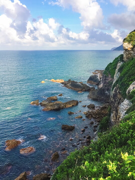 深圳杨梅坑鹿嘴山庄海边风光