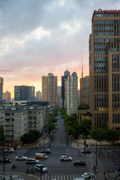 疫情后的上海城市景观