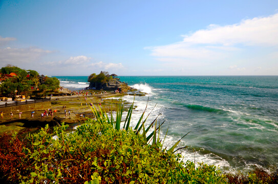 巴厘岛海神庙风光