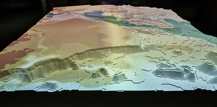 海陆一体地势模型