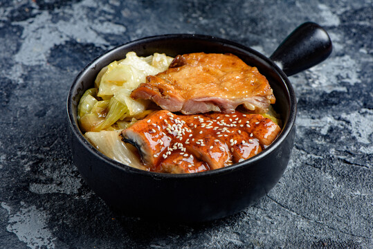 日式鳗鱼鸡扒饭