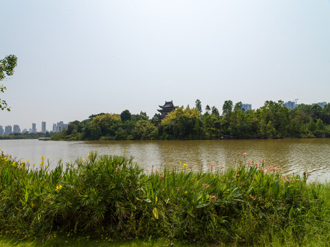 广西南宁市五象湖风光