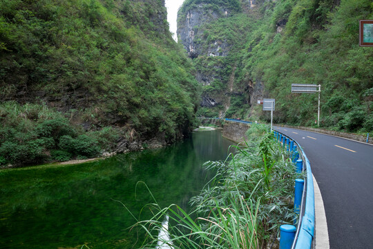 重庆巫山当阳大峡谷自然风光