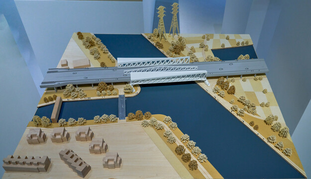 上海思贤路玉廊桥模型