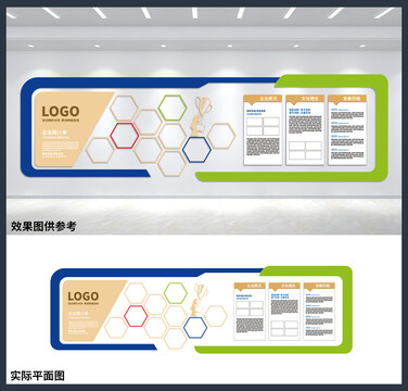 企业宣传展板发展历程文化墙