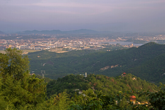 泉州青山连理寨航拍风景