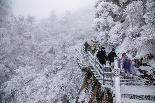 冬季的黄山