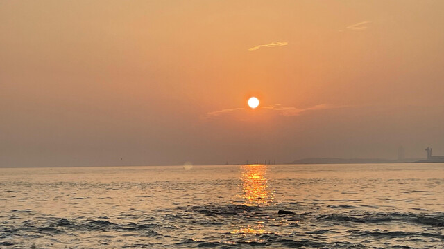 海边夕阳落日