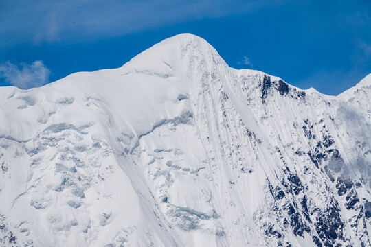 甘孜康定贡嘎子梅垭口雪山