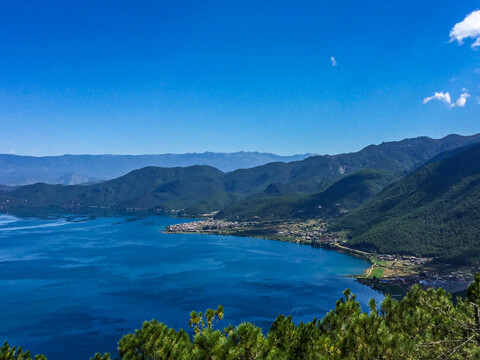 泸沽湖风光
