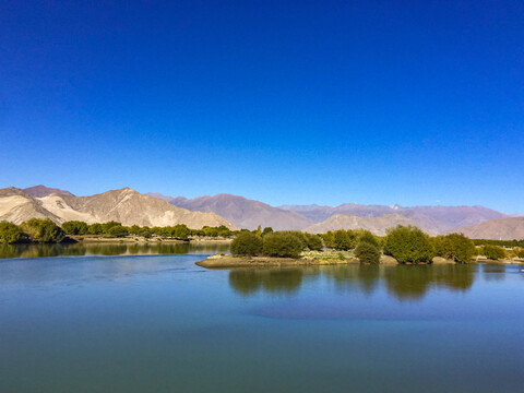 西藏拉萨河湿地