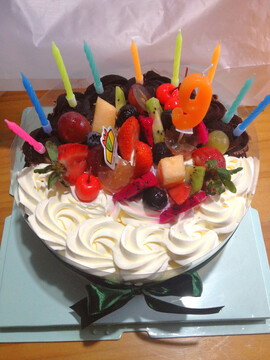 可爱甜品之生日蛋糕