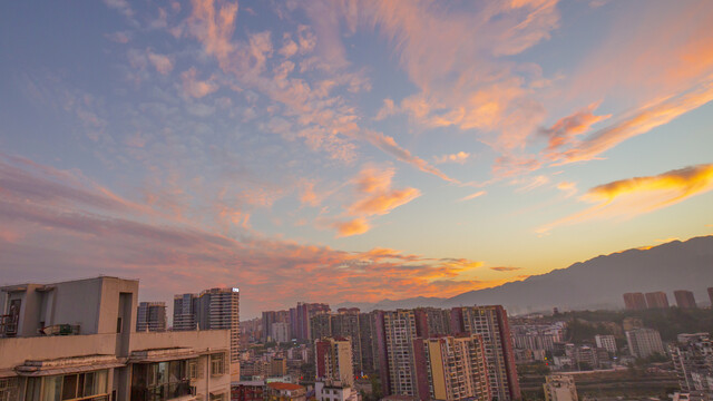 晚霞云彩夕阳