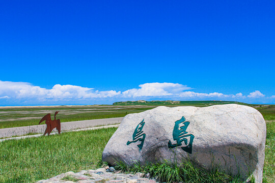 青海湖鸟岛风光