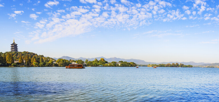 杭州西湖高清全景