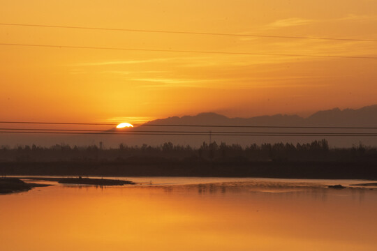 夕阳西下