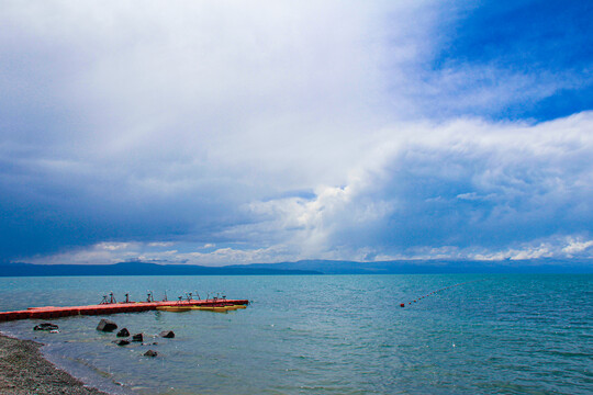 青海湖鸟岛风光