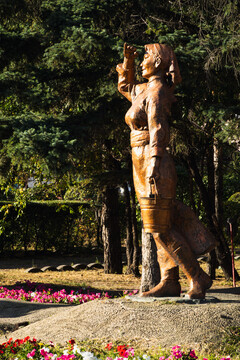 城市公园蒙古族雕塑