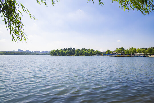 吉林省长春市南湖公园自然风光
