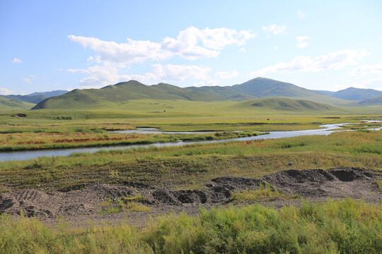 内蒙古草原河流